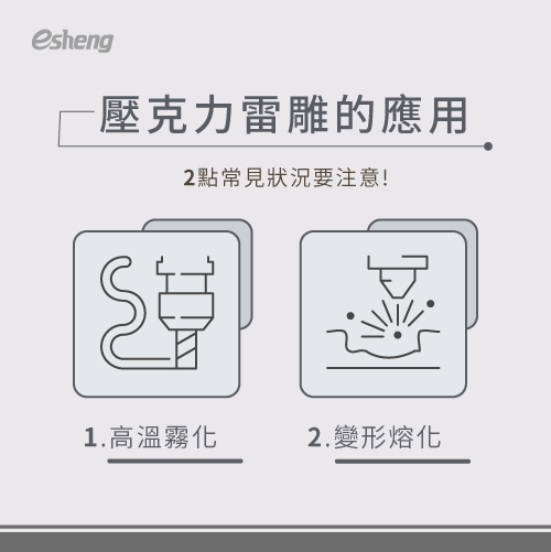 壓克力雷雕的應用有哪些要注意?4種廣泛用途,開啟創業新選擇! 2 application of acrylic laser engraving