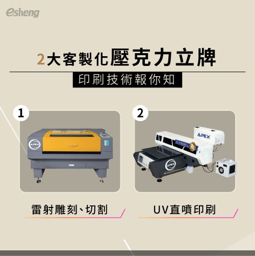 客製化壓克力立牌如何製作?透過2大創作方向,讓商品更貼近生活 2 customized acrylic stand up sign printing methods