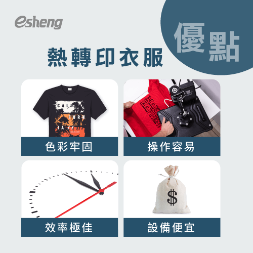 熱轉印衣服優點、缺點1次分析,轉印衣服前一定要知道! heat transfer shirts advantage