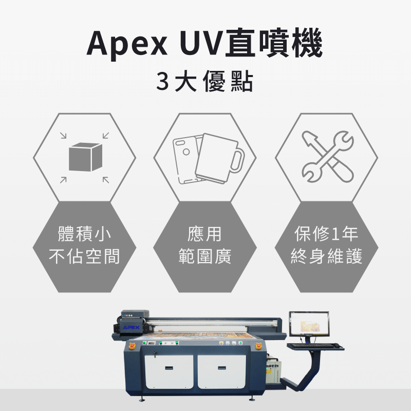 APEX UV6090PLUS 桌上型UV數位印刷機-UV直噴機推薦 ia 1100000053