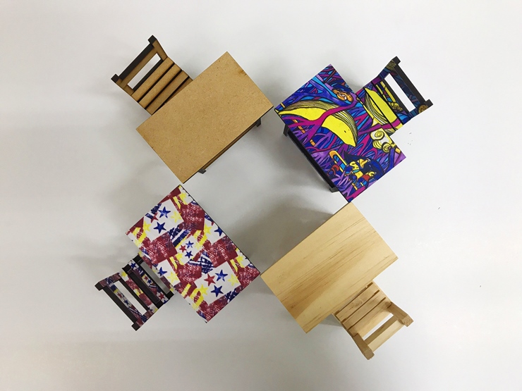 模型桌椅-雷射雕刻機推薦 model furniture 02