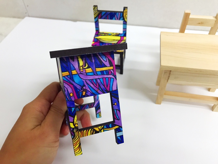 模型桌椅-雷射雕刻機推薦 model furniture 06
