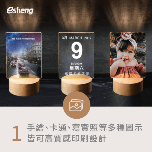 客製化夜燈怎麼做?2大印刷方式,為你點亮一盞溫暖月光 multiple design patterns