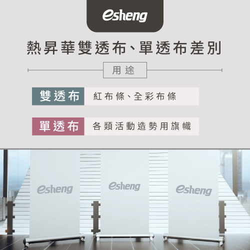 熱昇華雙透布、單透布有什麼差別?3個方面比一比帶你了解 sublimation double transparent cloth single transparent cloth use difference
