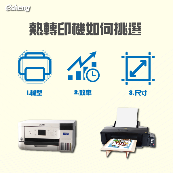 熱轉印與熱昇華有什麼不同?兩大比較一目了然! 熱轉印機如何挑選