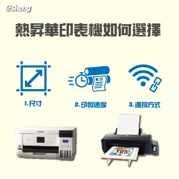 熱轉印與熱昇華有什麼不同?兩大比較一目了然! 熱昇華印表機如何選擇