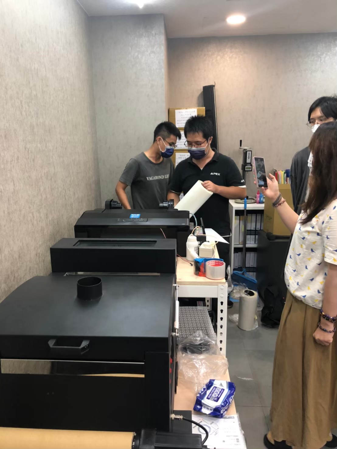 達特世 DTF整捲 drxbio installation machine 11