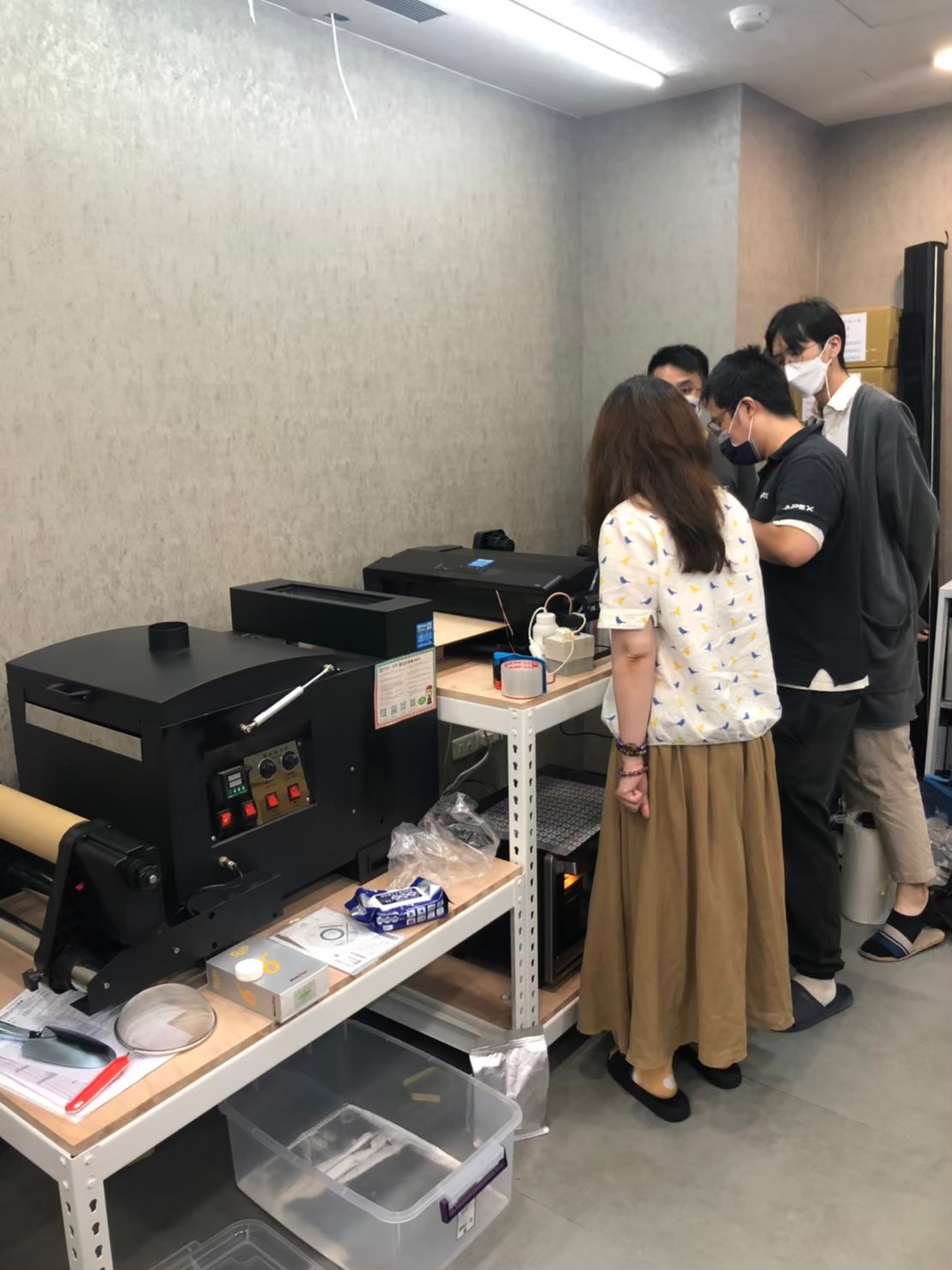 達特世 DTF整捲 drxbio installation machine 12
