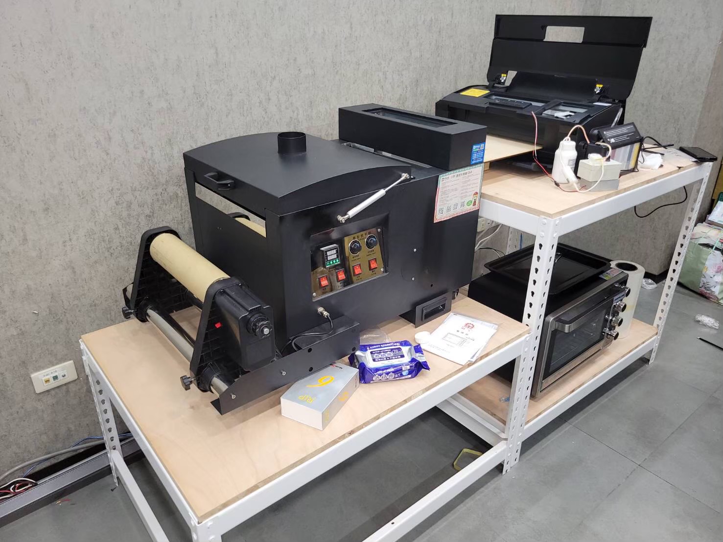 達特世 DTF整捲 drxbio installation machine 16
