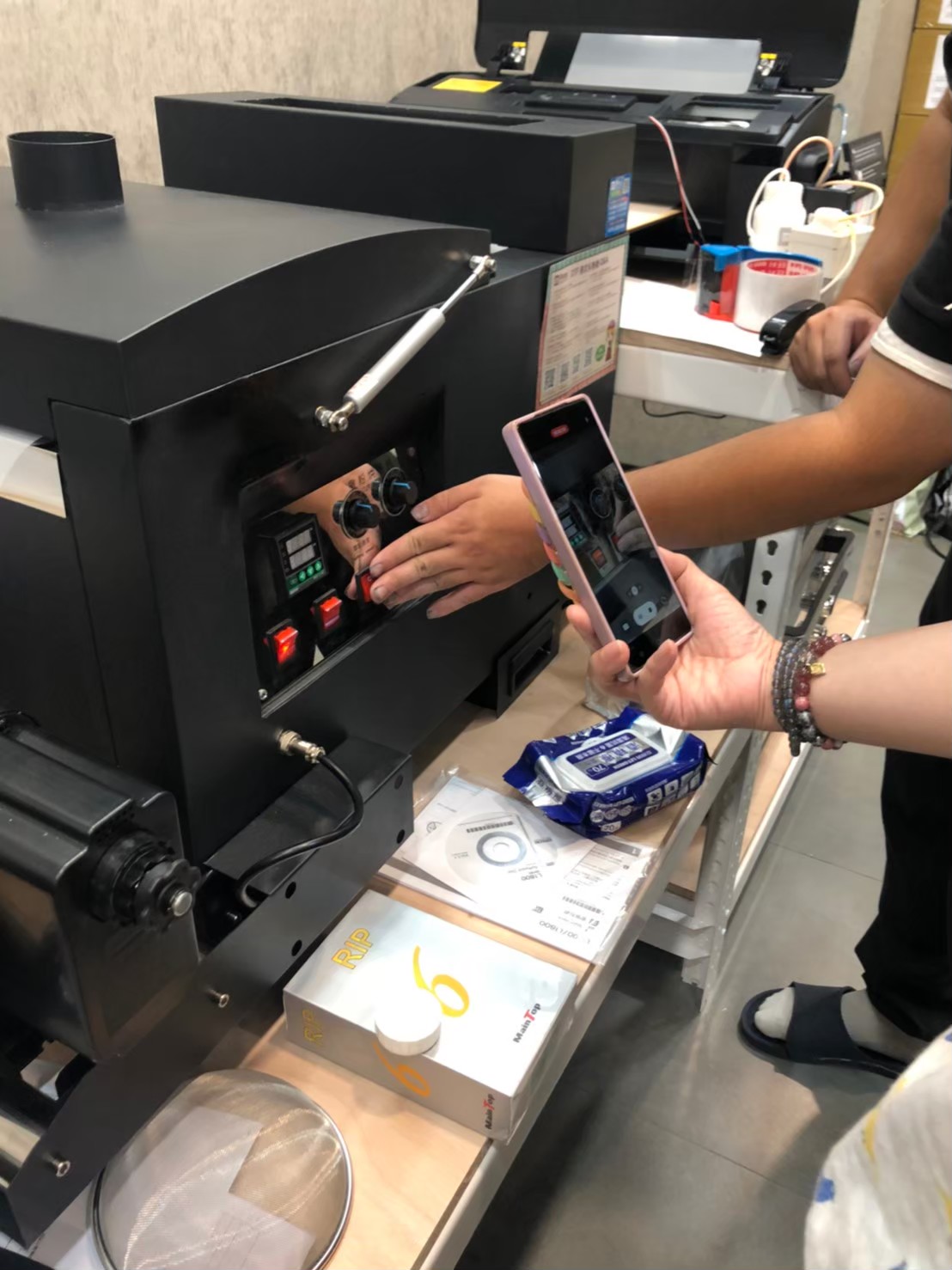 達特世 DTF整捲 drxbio installation machine 4