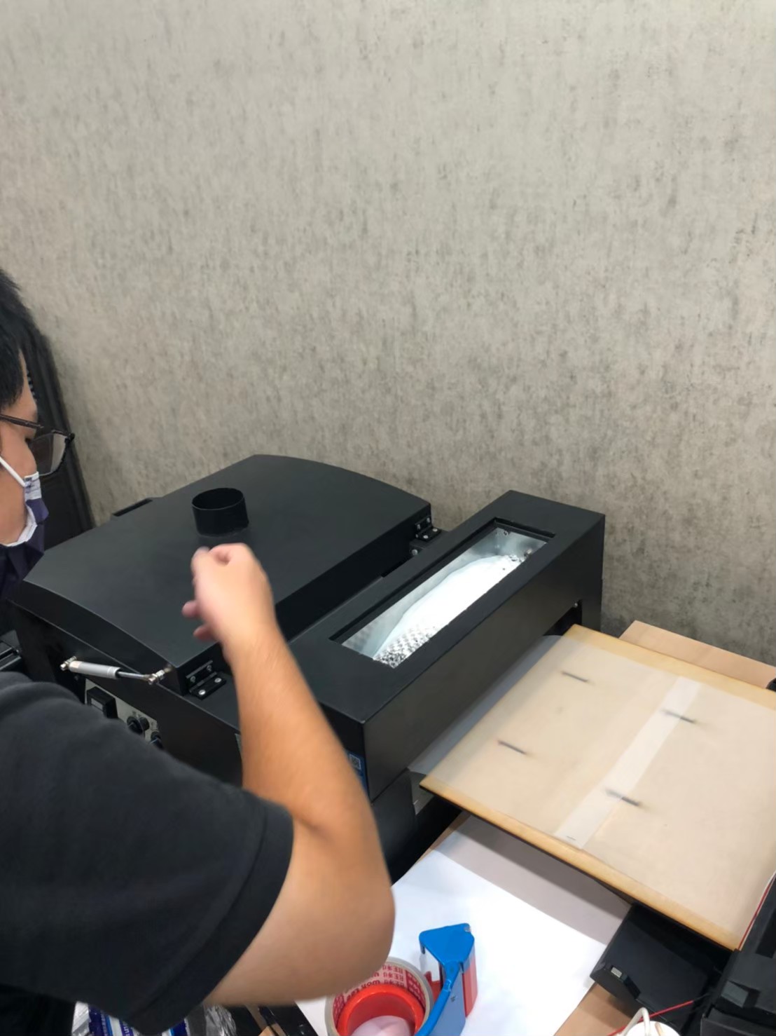 達特世 DTF整捲 drxbio installation machine 5