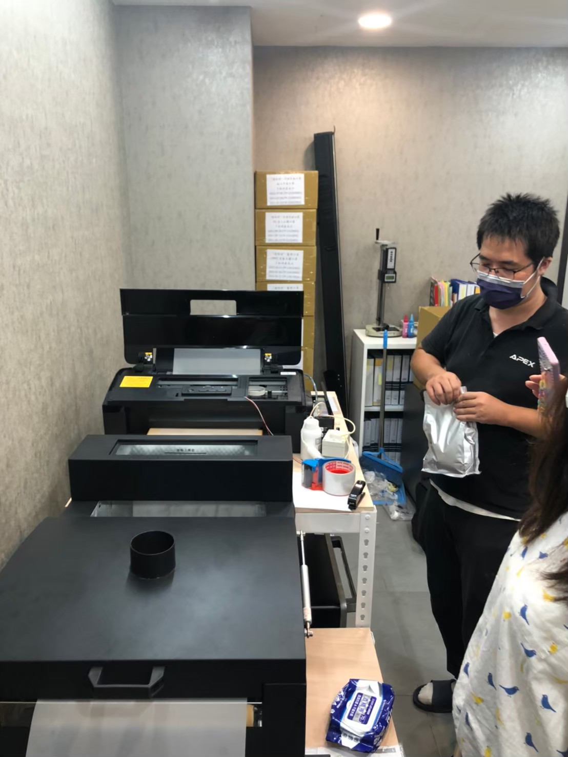達特世 DTF整捲 drxbio installation machine 7