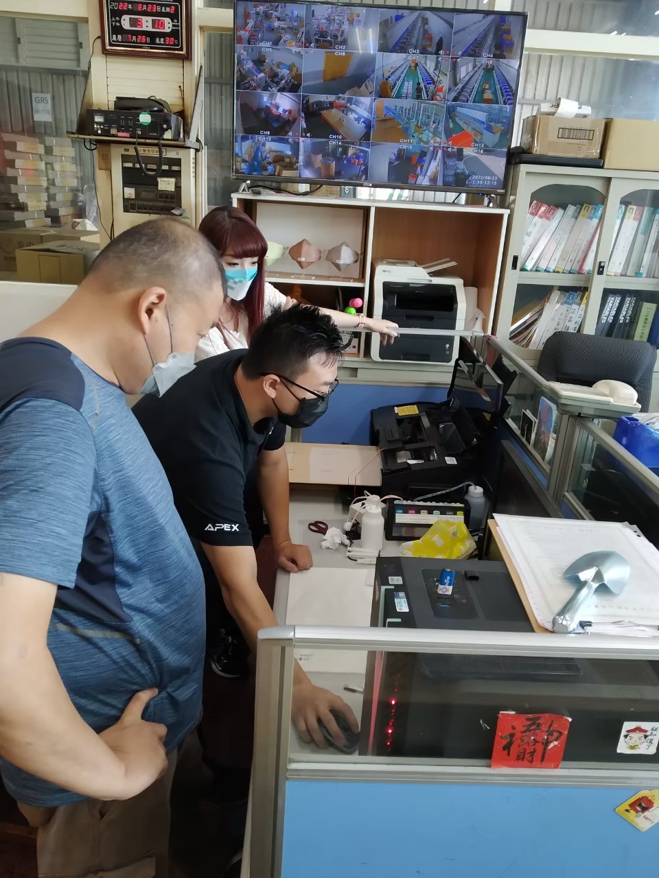 勤雄實業 交機教學 chin hsiung installation machine 12
