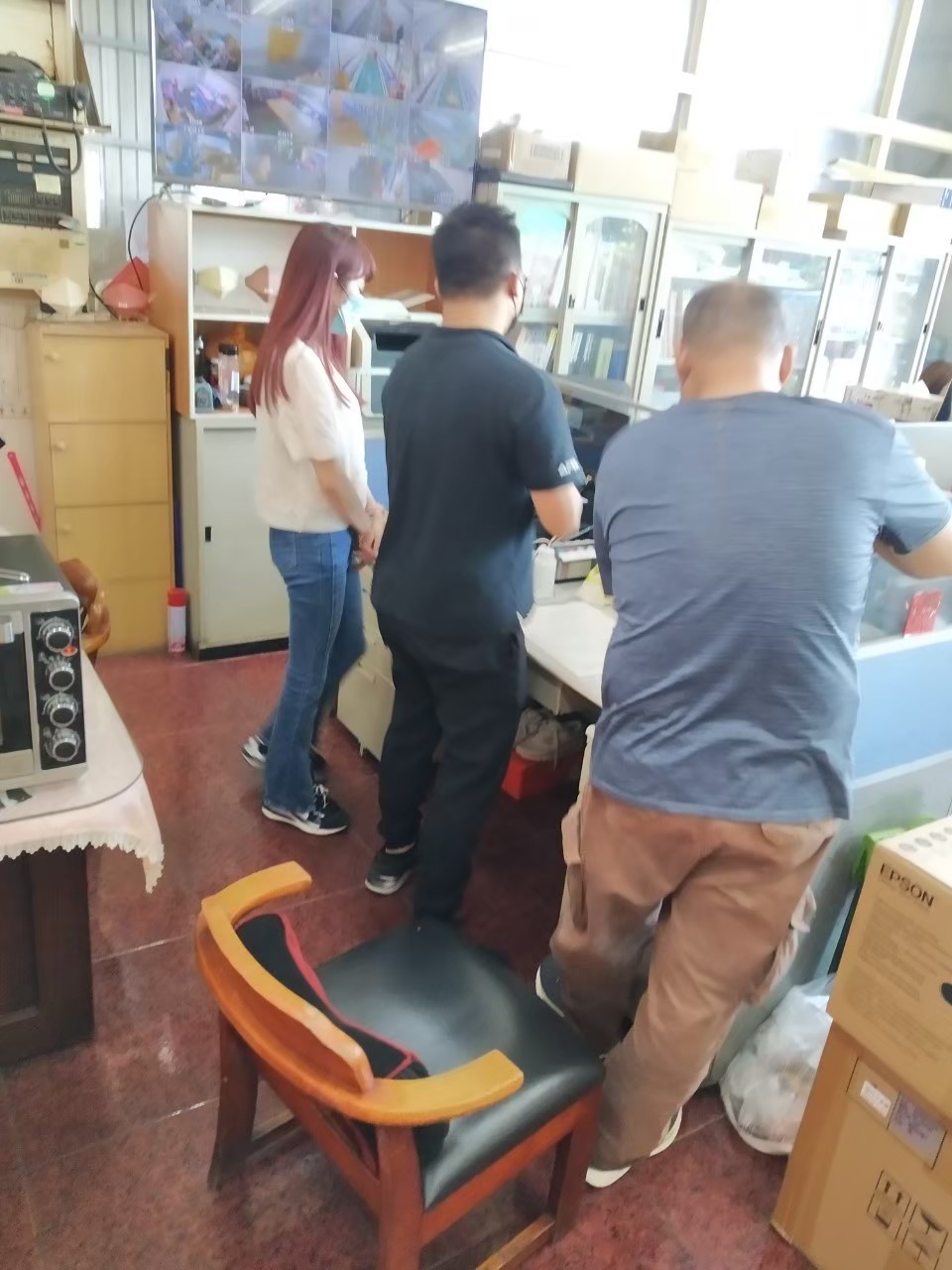 勤雄實業 交機教學 chin hsiung installation machine 28