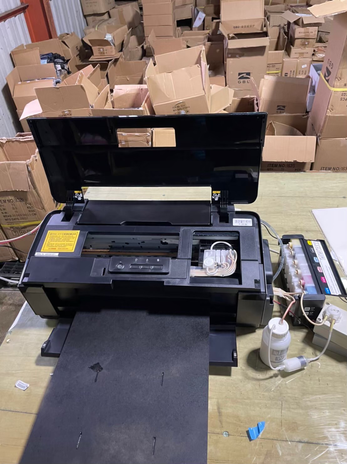 力洋洋傘 DTF交機教學 powerocean dtf installation machine 2