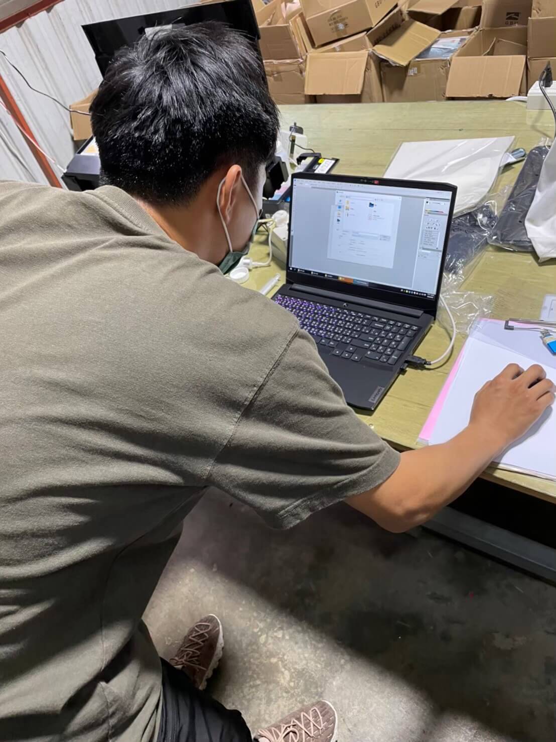 力洋洋傘 DTF交機教學 powerocean dtf installation machine 3