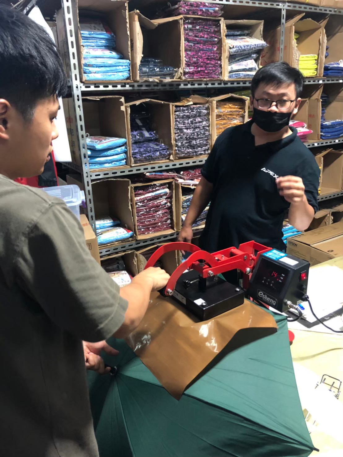 力洋洋傘 DTF交機教學 powerocean dtf installation machine 9